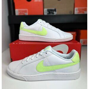 8 Nike Court Royale Women LifeStyle Casual Shoes White Barely Volt  749867 121